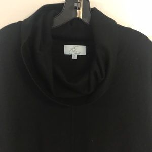 Black Cowl Neck Sweater